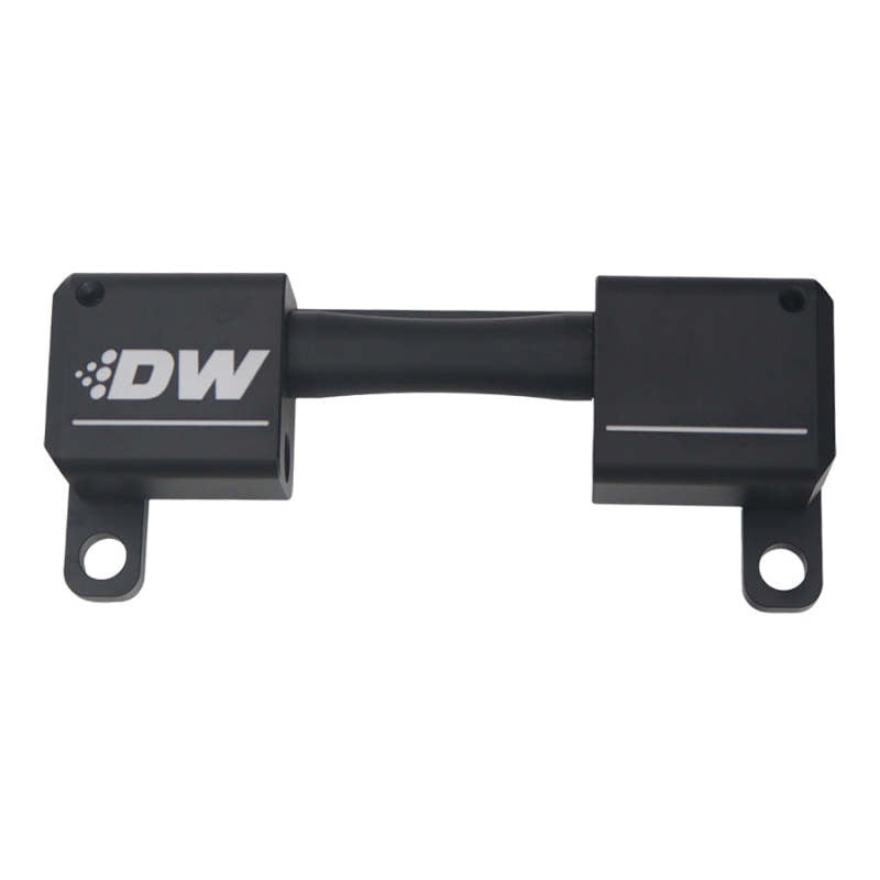 DeatschWerks High Flow Ethanol Sensor Adapter - 10AN ORB to 10AN ORB - Anodized Matte Black - Black Ops Auto Works