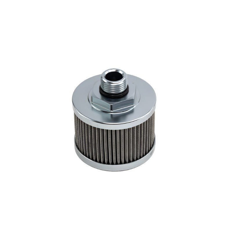 DeatschWerks Stainless Steel 8AN 100 Micron Universal Fuel Pump Pre-Filter - Black Ops Auto Works