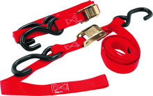 Load image into Gallery viewer, BKM100513-BikeMaster Tiedown Integrated Softhook - Red-Cargo Tie-Downs-Bike Master
