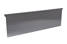 Load image into Gallery viewer, Close-up of Dee Zee black diamond plate finish and edge wrap on tailgate cap