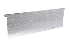 Load image into Gallery viewer, Close-up of Dee Zee diamond plate aluminum finish and edge wrap on tailgate cap