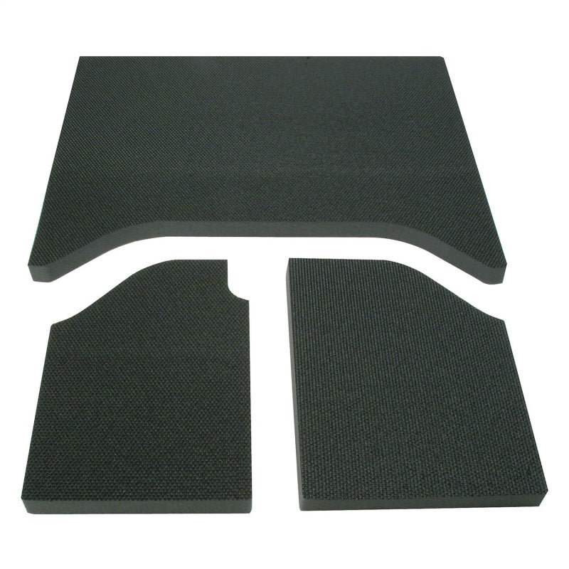 DEI 07-10 Jeep Wrangler JK 2-Door Boom Mat Headliner - 3 Piece - Black DEI DEI50132