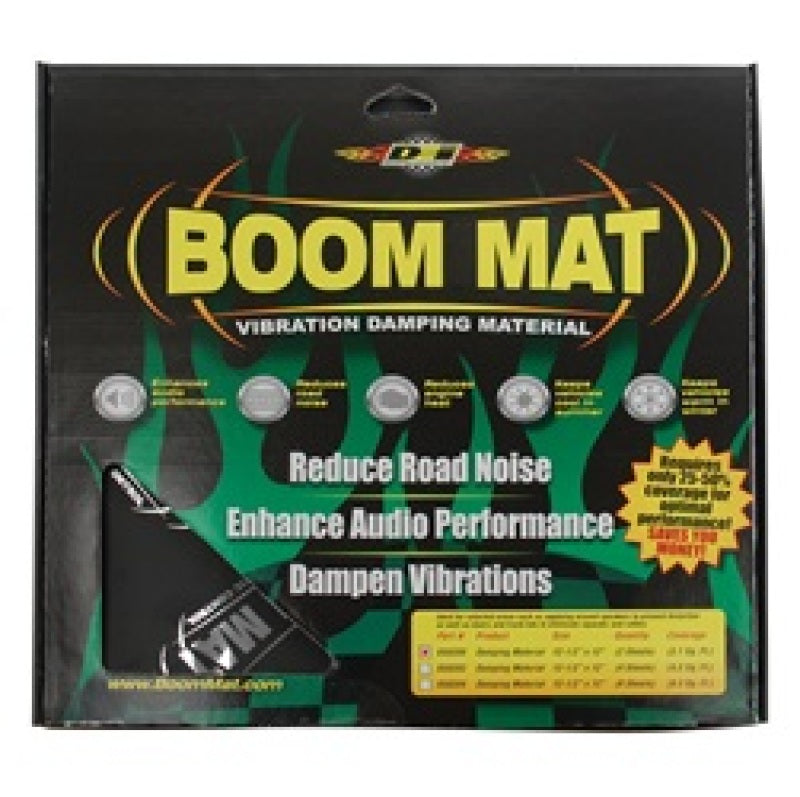 DEI Boom Mat Damping Material - 12in x 12-1/2in (2mm) - 2.1 sq ft - 2 Sheets - Black Ops Auto Works