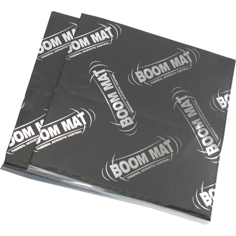 DEI Boom Mat Damping Material - 12in x 12-1/2in (2mm) - 2.1 sq ft - 2 Sheets - Black Ops Auto Works