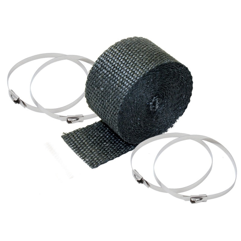 DEI Exhaust Wrap Kit - Pipe Wrap and Locking Tie - Black - Black Ops Auto Works