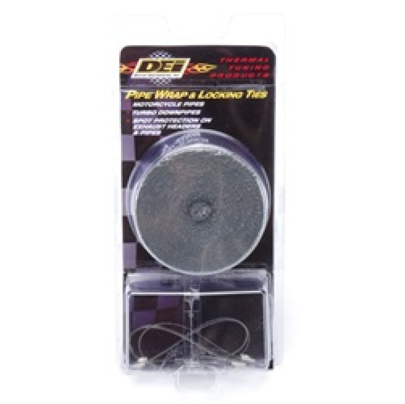 DEI Exhaust Wrap Kit - Pipe Wrap and Locking Tie - Black - Black Ops Auto Works