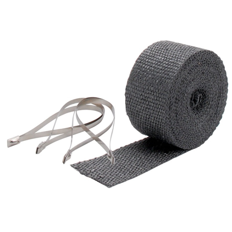 DEI Exhaust Wrap Kit - Pipe Wrap and Locking Tie - Black - Black Ops Auto Works