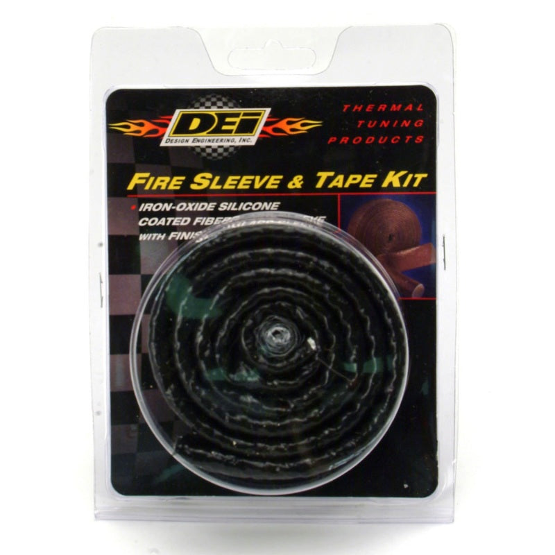 DEI Fire Sleeve and Tape Kit 5/8in I.D. x 3ft - Black Ops Auto Works