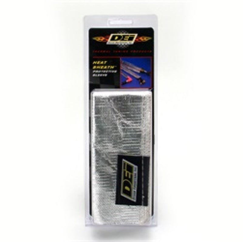 DEI Heat Sheath 1/2in I.D. x 3ft - Aluminized Sleeving - Sewn Edge - Black Ops Auto Works