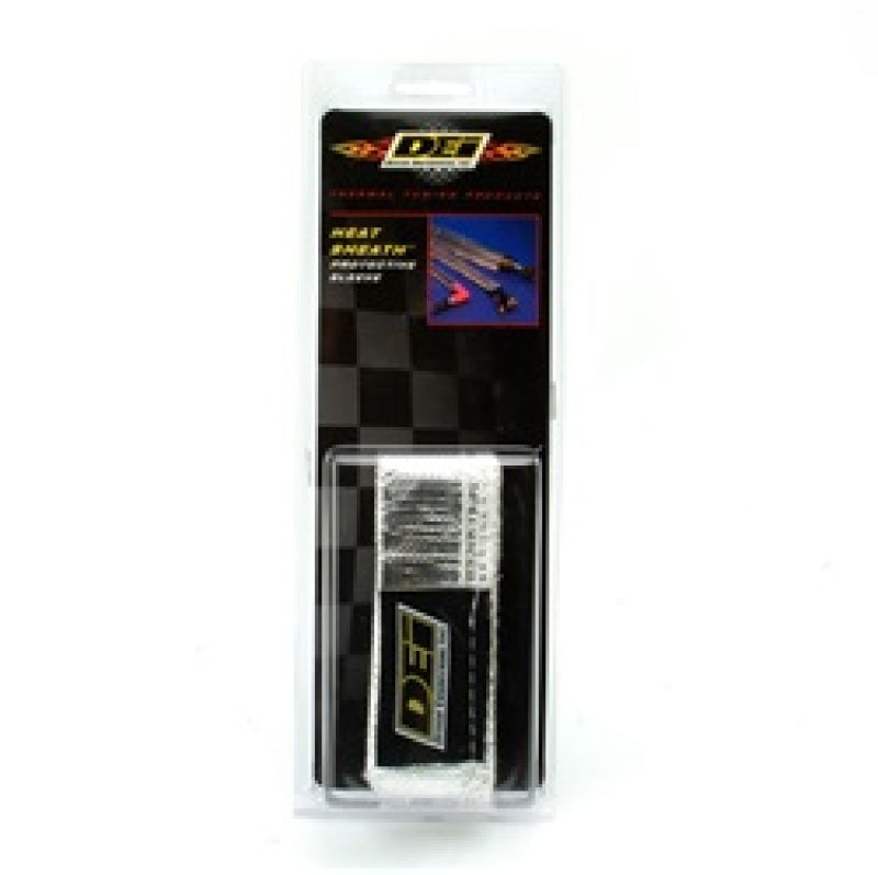 DEI Heat Sheath 3/4in x 3ft - Aluminized Sleeving - Sewn Edge - Black Ops Auto Works