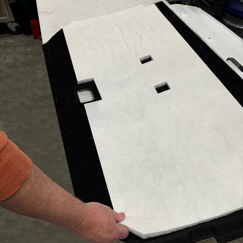 DEI thermal and acoustic roof insulation for Polaris Xpedition off-road cabin comfort