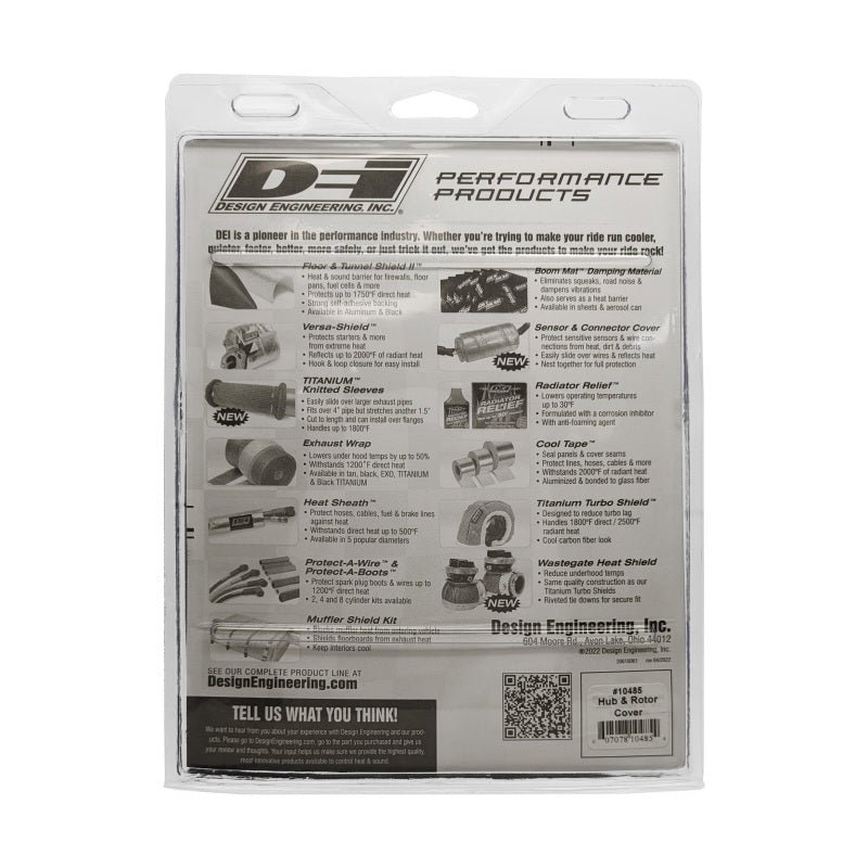 Cover protecting hot brake rotor