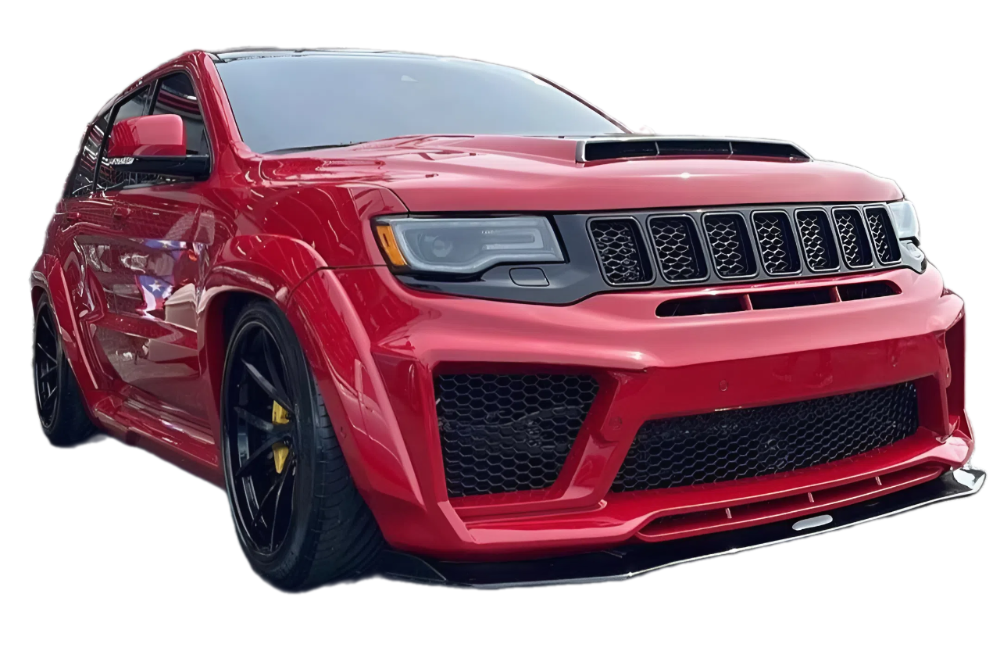 Side view showcasing aerodynamic venting and hood contours