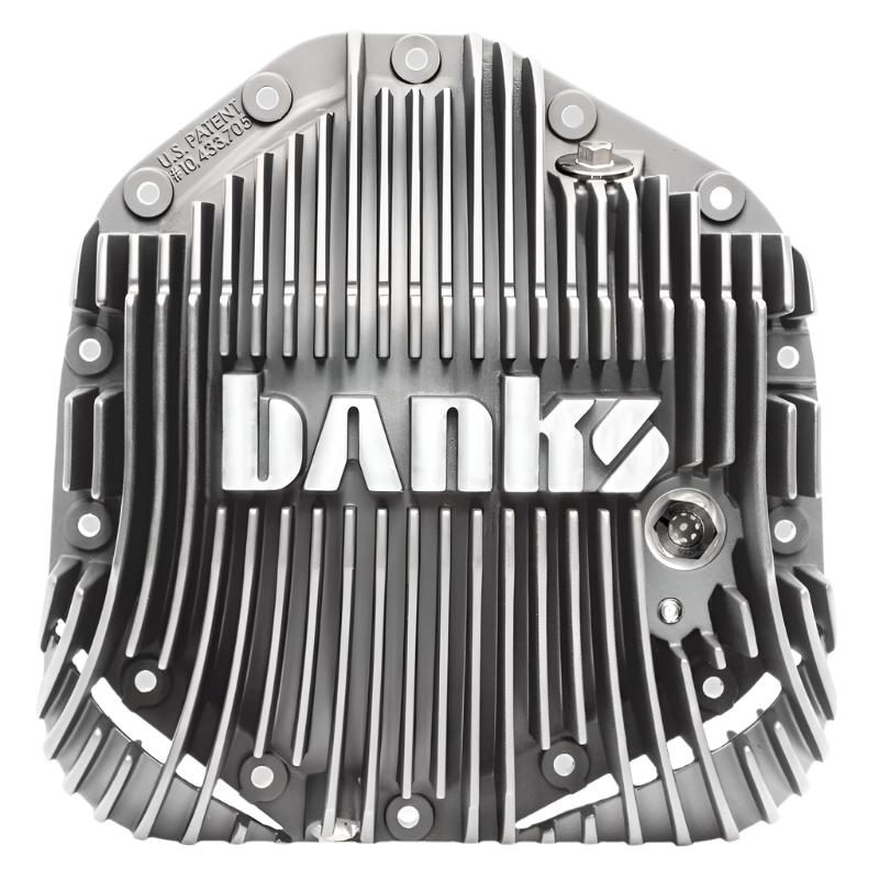 GBE19287-Banks 14 Bolt Rear Natural Differential Cover 2019+ Ram, 2020+ Chevy/GMC-Diff Covers-Banks Power