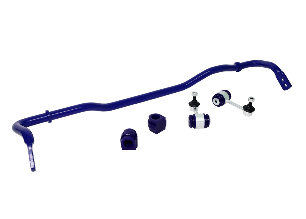Superpro Superpro 2022 Volkswagen Golf R 2-Position HD Adjustable 24mm Rear Sway Bar & End Link Kit