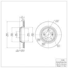 Load image into Gallery viewer, DFC 00-06 BMW M5 Rear Brake Rotor - DFC 600-31050