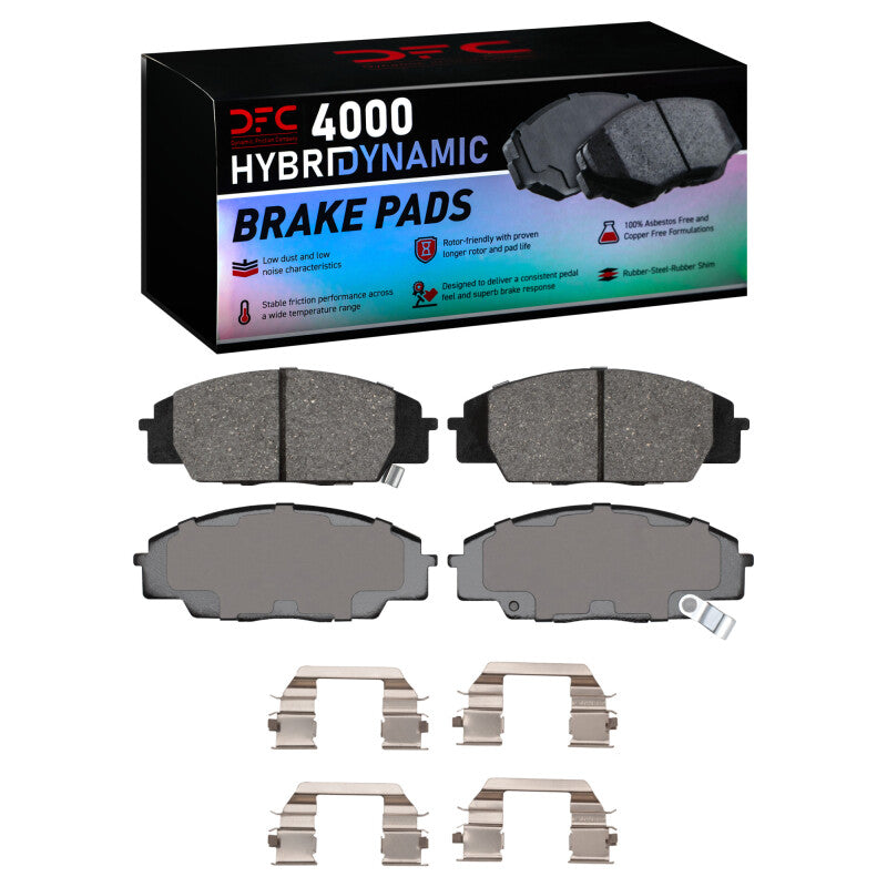 DFC DFC 00-09 Honda S2000 Front 4000 HybriDynamic Brake Pads and Hardware Kit