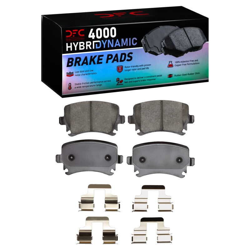 DFC DFC 00-18 Audi A4 Quattro Rear 4000 HybriDynamic Brake Pads and Hardware Kit
