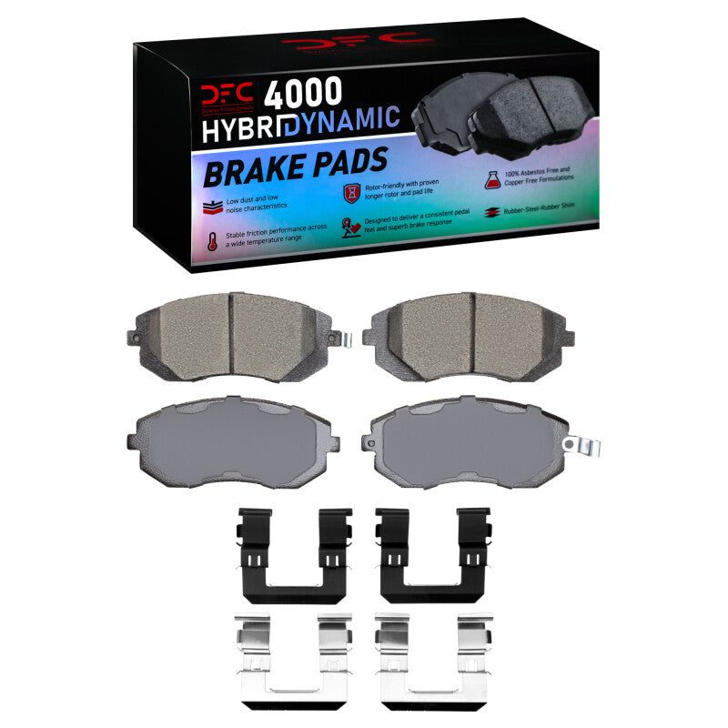 DFC DFC 02-10 Subaru Impreza Front 4000 HybriDynamic Brake Pads and Hardware Kit