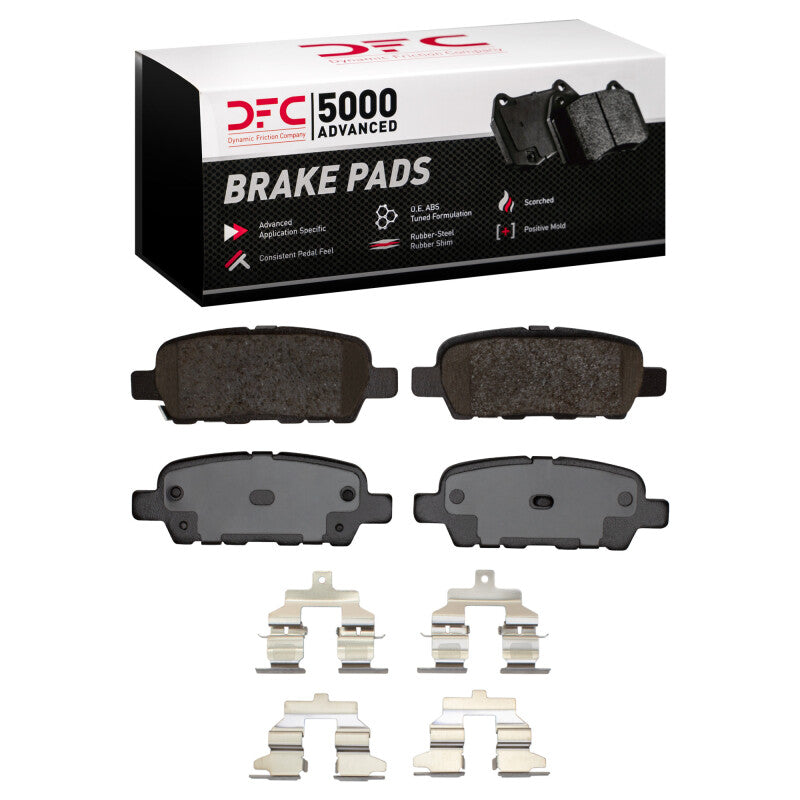 DFC DFC 02-25 Nissan Maxima Rear 5000 Advanced Ceramic Brake Pads and Hardware Kit