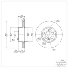 Load image into Gallery viewer, DFC DFC 04-10 BMW 528i Front Brake Rotor