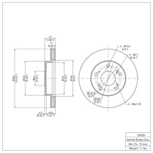 Load image into Gallery viewer, DFC DFC 04-11 Honda Civic Front Brake Rotor