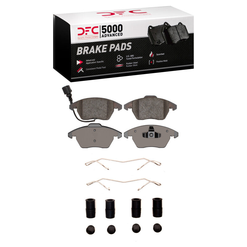 DFC DFC 05-18 Audi A3 Front 5000 Advanced Ceramic Brake Pads and Hardware Kit