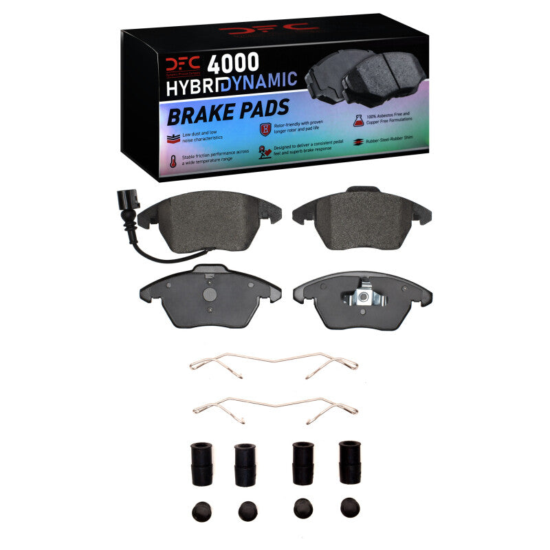 DFC DFC 05-18 Audi A3 Quattro Front 4000 HybriDynamic Brake Pads and Hardware Kit