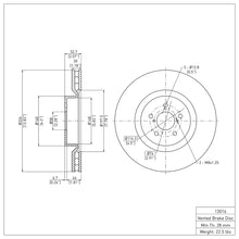 Load image into Gallery viewer, DFC DFC 05-20 Subaru Impreza Front GeoSPEC Coated Rotor