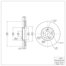 Load image into Gallery viewer, DFC DFC 06-15 Honda Civic Front GeoSPEC Coated Rotor