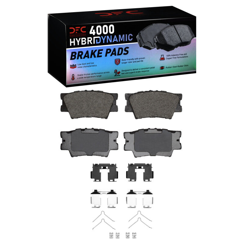 DFC DFC 06-18 Lexus HS250H Rear 4000 HybriDynamic Brake Pads and Hardware Kit