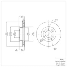 Load image into Gallery viewer, DFC DFC 06-25 American Coach Patriot Front Brake Rotor
