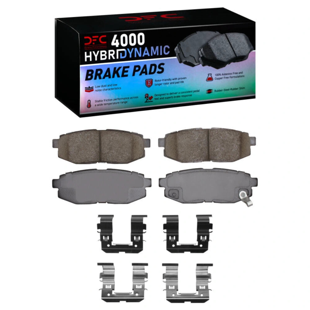 DFC 06-25 Scion FR-S Rear 4000 HybriDynamic Brake Pads and Hardware Kit - DFC 4000-1124-01