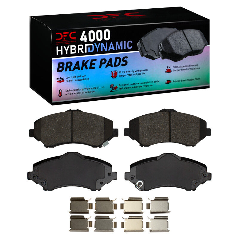 DFC DFC 07-18 Chrysler Town & Country Front 4000 HybriDynamic Brake Pads and Hardware Kit