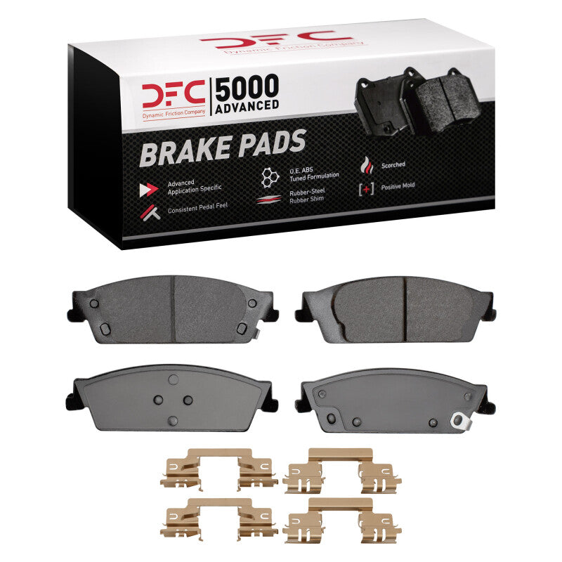 DFC DFC 07-20 Cadillac Escalade ESV Rear 5000 Advanced Ceramic Brake Pads and Hardware Kit