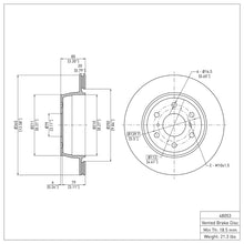 Load image into Gallery viewer, DFC DFC 07-20 Cadillac Escalade ESV Rear GeoSPEC Coated Rotor