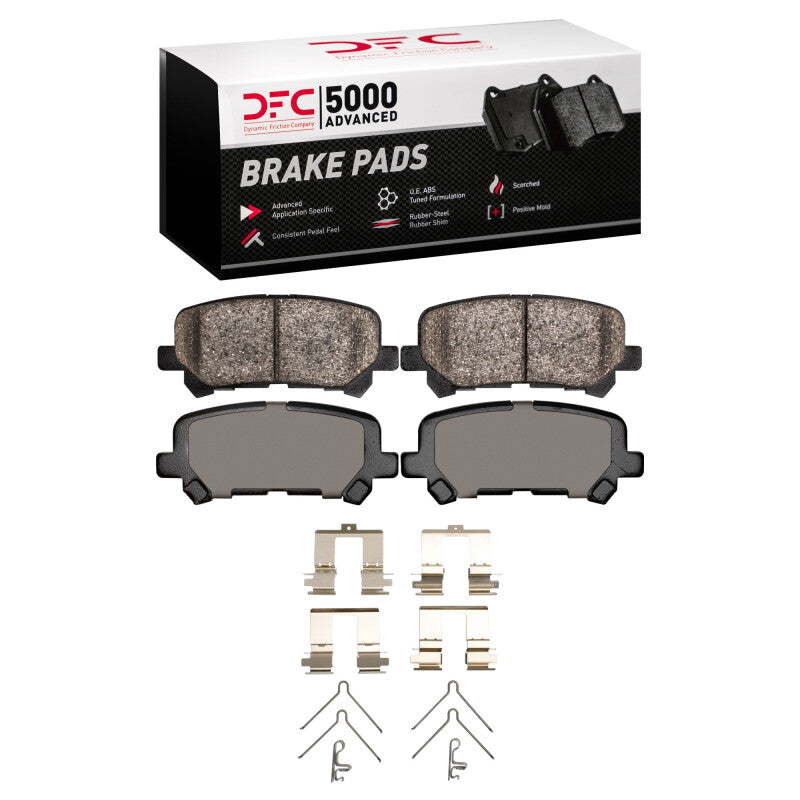 DFC DFC 07-25 Acura ZDX Rear 5000 Advanced Ceramic Brake Pads and Hardware Kit