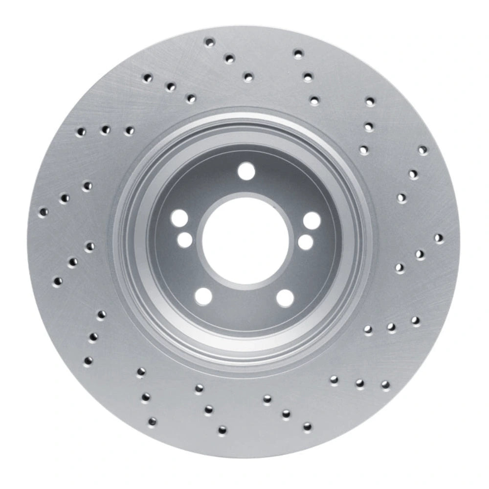 DFC 2008-2013 BMW M3 Rear Left Drilled Hi-Carbon Alloy GEOMET Coated Rotor - DFC 920-31091D