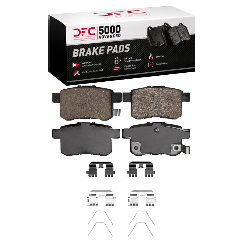 DFC DFC 08-17 Acura TSX Rear 5000 Advanced Ceramic Brake Pads and Hardware Kit