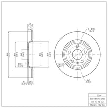Load image into Gallery viewer, DFC DFC 08-25 Audi A4 (Mexico) Rear GeoSPEC Coated Rotor