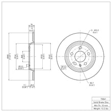 Load image into Gallery viewer, DFC DFC 08-25 Audi A6 Quattro Rear Brake Rotor