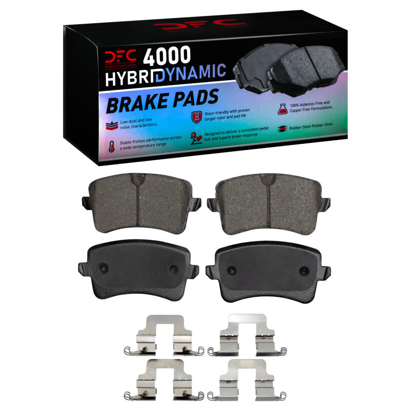 DFC DFC 09-16 Audi A4 / 10-14 Audi A5 Rear 4000 HybriDynamic Brake Pads and Hardware Kit