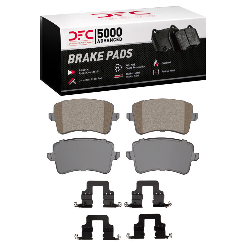 DFC DFC 09-16 Audi A4 / 10-14 Audi A5 Rear 5000 Advanced Ceramic Brake Pads and Hardware Kit