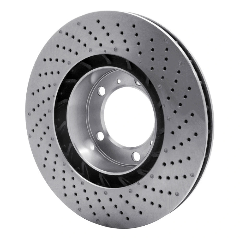 DFC DFC 09-23 Porsche 718 Boxster Left Front Drilled Brake Rotor