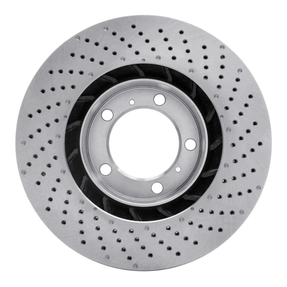 DFC DFC 09-23 Porsche 718 Boxster Left Front Drilled Brake Rotor