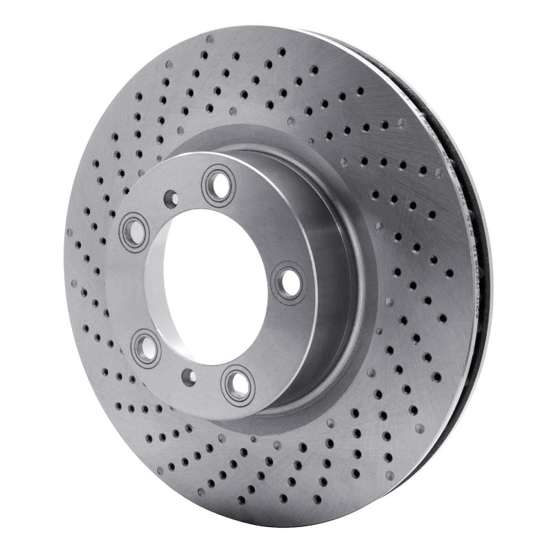 DFC DFC 09-23 Porsche 718 Boxster Left Front Drilled Brake Rotor