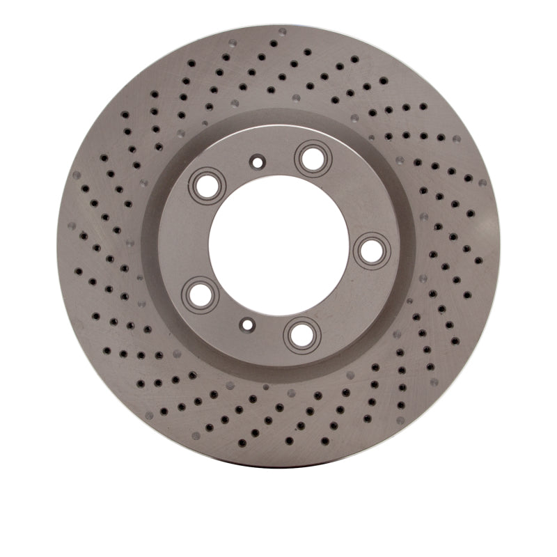 DFC DFC 09-23 Porsche 718 Boxster Left Front Drilled Brake Rotor