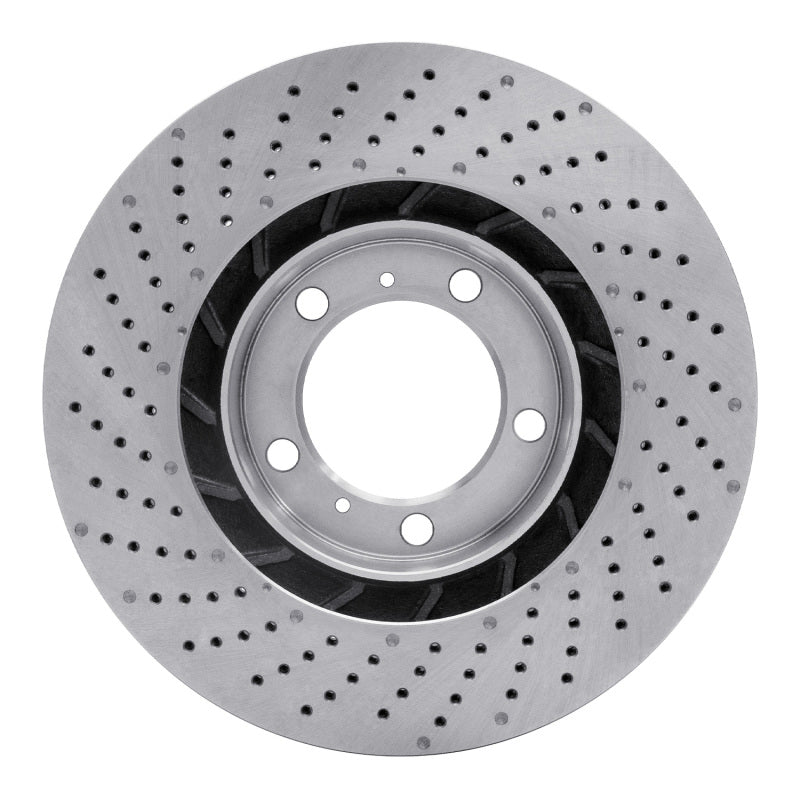DFC DFC 09-23 Porsche 911 Right Front Drilled Brake Rotor