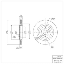 Load image into Gallery viewer, DFC DFC 09-24 Cadillac CTS Rear GeoSPEC Coated Rotor