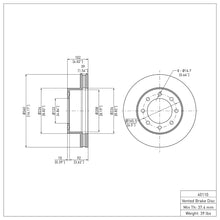 Load image into Gallery viewer, DFC DFC 09-25 Dodge Ram 3500 Front GeoSPEC Coated Rotor